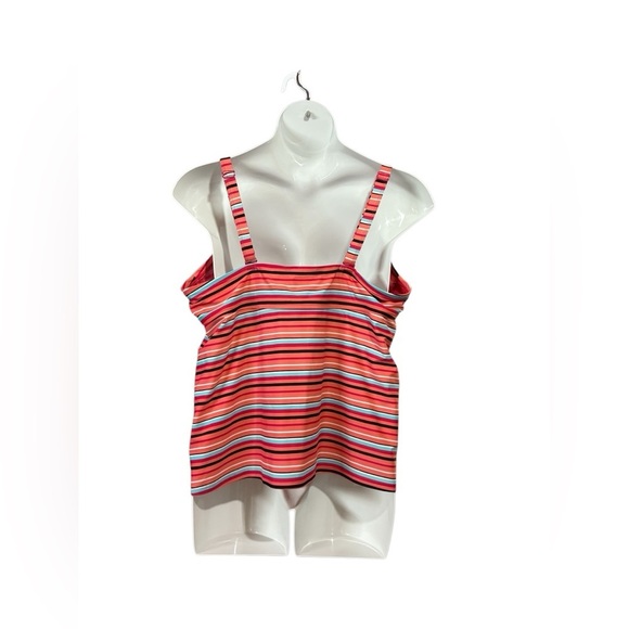 Penningtons, Plus Size Striped Sweetheart Tankini, 2X (44C), Multicolor βοΈ - Picture 7 of 10